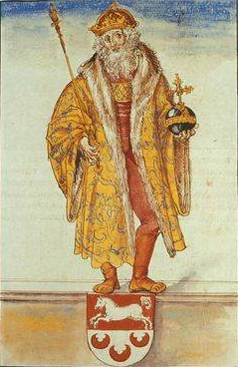 Portrait d'Othon Ier paint par Lucas Cranach